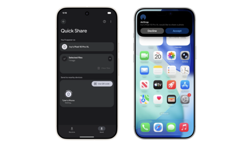 iPhoneとAndroidデバイス間のファイル転送が可能に
