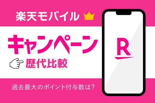 過去最大はいつ？楽天モバイルの歴代キャンペーンと現在の還元額を比較