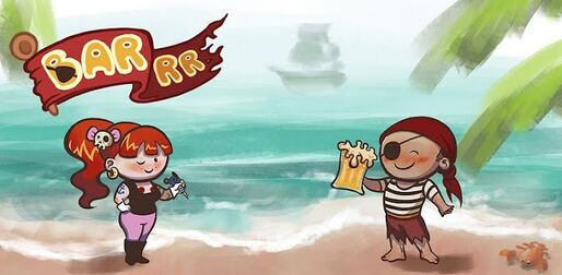 ゲーム「Barrr Lite」お茶目な海賊たちをバーでもてなす、経営シミュレーション #Android