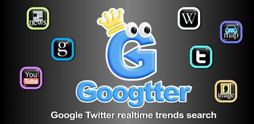 アプリ「Googtter」いま注目のキーワードを一発表示 #Android
