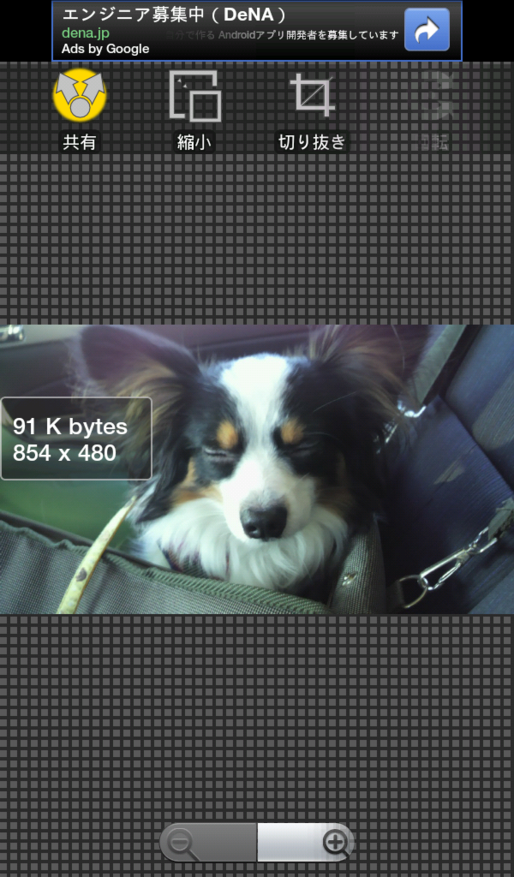 アプリ「Reduce Photo Size」直感的に画像を編集できる #Android