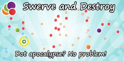 ゲーム「Swerve and Destroy」端末を傾けて赤ゾンビ（ドット）から逃げよう #Android