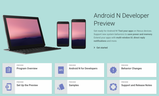 Google、「Android N」開発者向けプレビュー版を公開