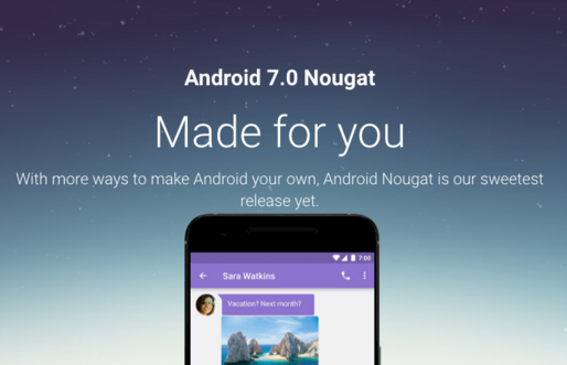 グーグル、「Android 7.0 Nougat」を正式リリース