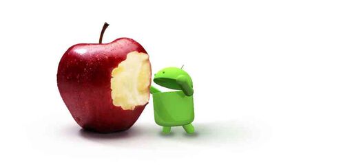 北米市場におけるAndroid端末の新規購入者数がiPhoneの２倍に