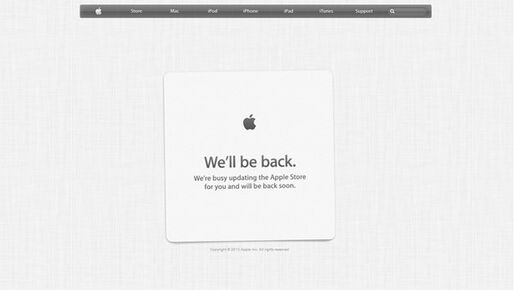【速報】「We'll be back.」アップルストアが準備中に、WWDC 2013で発表される新製品に期待 #WWDC2013