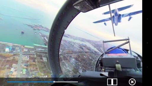 飛行を360度全方位パノラマで体験、航空自衛隊の公式アプリ「BIve」登場