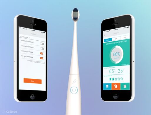 これなら歯磨きも安心、スマホアプリと青歯連携して磨き方を記録・分析する歯ブラシが登場