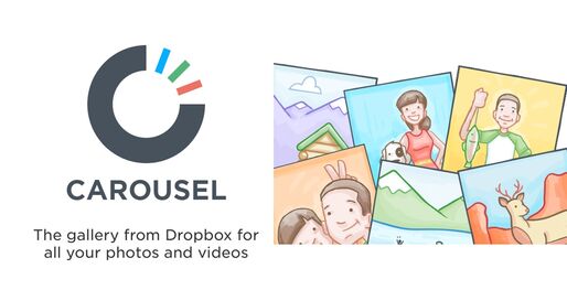 Dropbox、新ギャラリーアプリ「Carousel」をリリース　生涯の写真を保存・閲覧・シェア