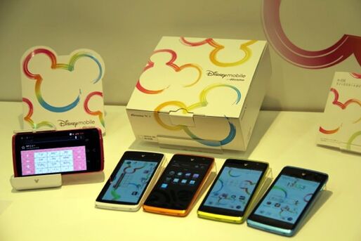 Disney Mobile on docomo N-03E