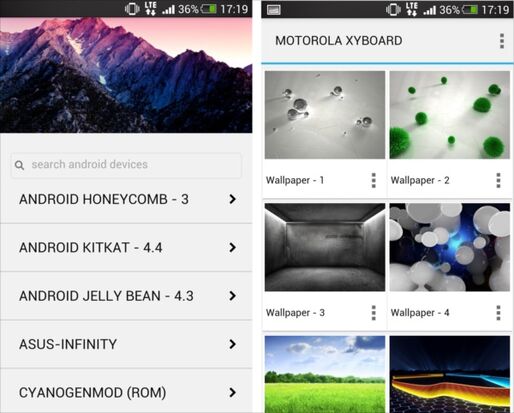 500種類を超える、Androidやメーカーの標準壁紙コレクション「DroidPack Wallpapers」  すべてDL可能