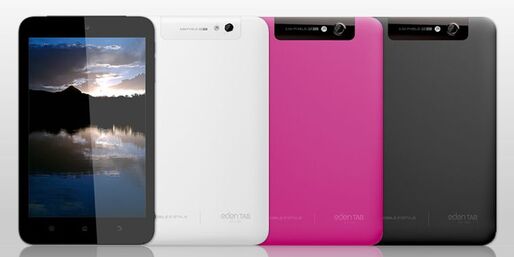 SIMフリータブレット「eden TAB」、デュアルコアCPUでありながら価格３万円