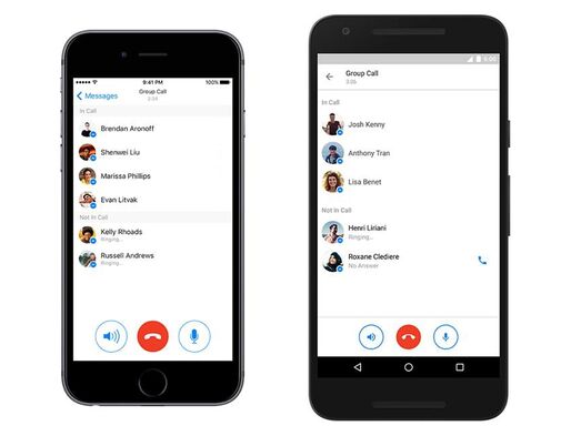 Facebookメッセンジャーでグループ通話が可能に、アプリから最大50人の友達と