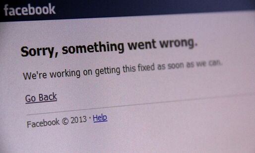 Facebookに繋がらず、原因不明のサービスダウン（復旧）