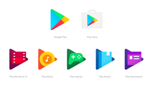 Google、Google Play関連のアイコンを統一感のあるデザインに刷新