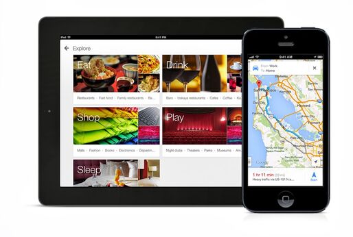 GoogleマップがアップデートでiPadに対応、ナビ機能や検索機能なども強化