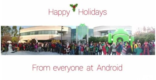 Googleにサンタがやってきた ― Happy Holidays - from Android