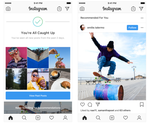 インスタグラム、フィードに「おすすめ投稿」の表示を導入へ