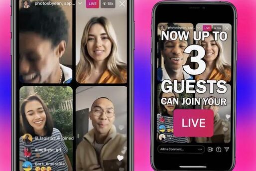 インスタライブ、4人までのコラボ配信ができる「Liveルーム」が登場