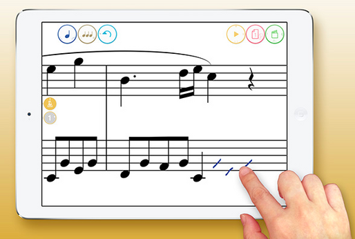 KAWAIが簡単に楽譜を作成できるアプリ「タッチノーテーション」をリリース、半額セール実施中