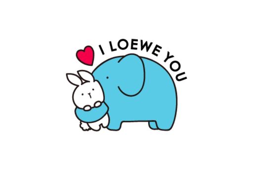 【LINE無料スタンプ】『LOEWE うさぎ＆ぞう』が登場、配布期間は2月25日まで