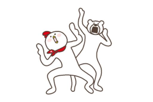 【LINE無料スタンプ】『けたたましく動くクマ×ホンディー』が登場、配布期間は2月11日まで