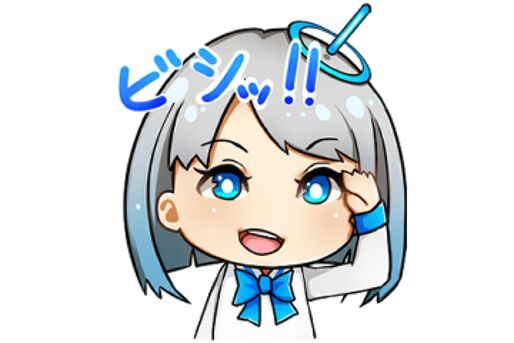 【LINE無料スタンプ】『明日乃みらい★キャリタス進学Vtuber』が登場、配布期間は6月3日まで