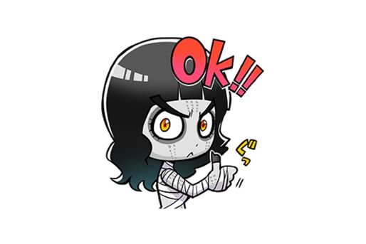 【LINE無料スタンプ】『映画『ザ・マミー』ミイラのアマネット様』が登場、配布期間は10月9日まで