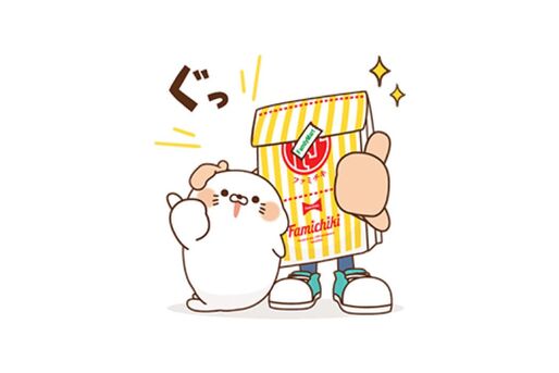【LINE無料スタンプ】『ファミチキ先輩×毒舌あざらし』が登場、配布期間は11月13日まで