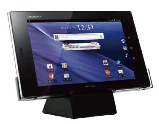 ドコモ、Xi対応の防水タブレット「MEDIAS TAB N-06D」を4月発売予定