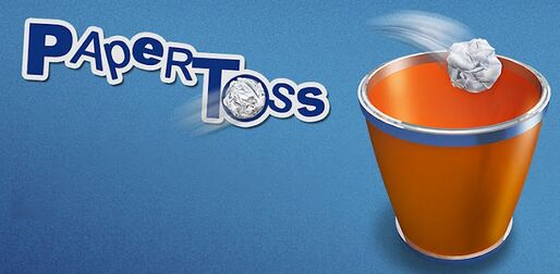 ゲーム「Paper Toss」ひたすら紙くずをゴミ箱に投げ入れる #Android
