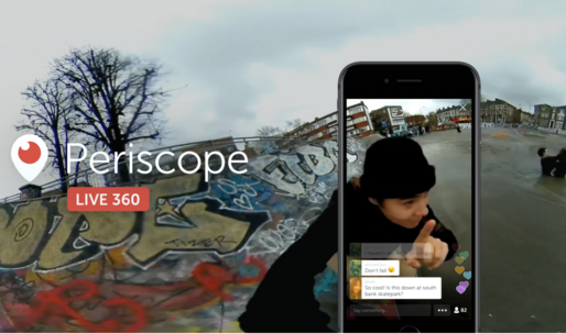 TwitterとPeriscope、360度を見渡せるライブ動画配信に対応