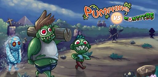 ゲーム「カボチャ VS モンスター」カボチャでモンスターを倒す、パズルと融合したタワーディフェンス #Android