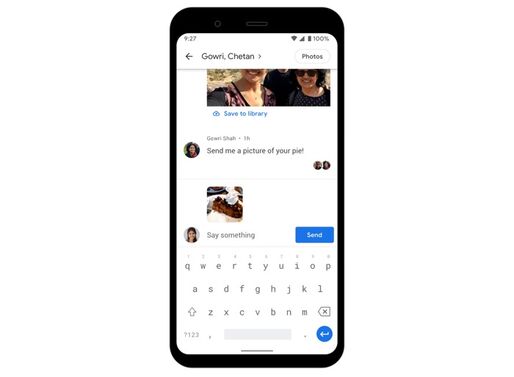 Googleフォト、写真の共有にチャット機能を導入