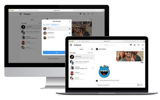 インスタグラム、PC版でダイレクトメッセージ（DM）機能を提供開始