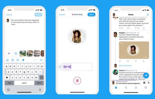 Twitter、最大140秒の音声を録音してツイートできる新機能