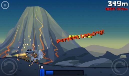 ゲーム「Extreme Road Trip」過激なトリックを決めつつ走行距離を競うカーアクション #Android
