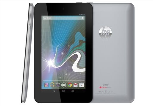 日本HPが13,860円のタブレット「Slate7」発売、Beats Audioも搭載