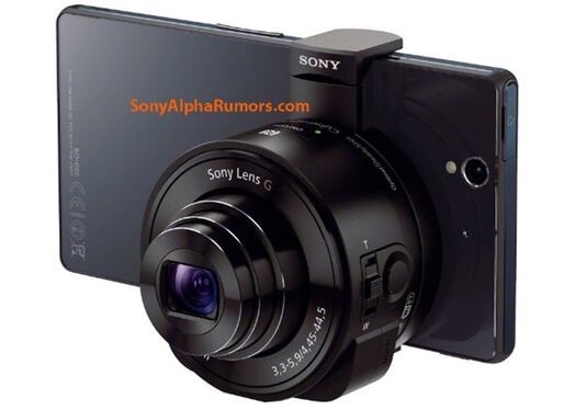 Sonyが噂のレンズカメラ「QX10」「QX100」を発売へ、スマホに外付けして撮影