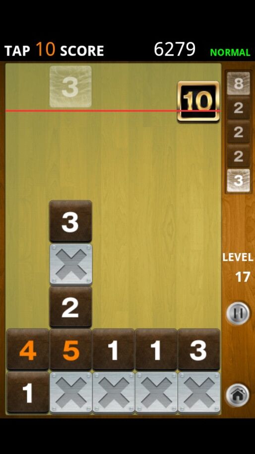ゲーム「TAP10」計算力を求められる落ちゲー #Android