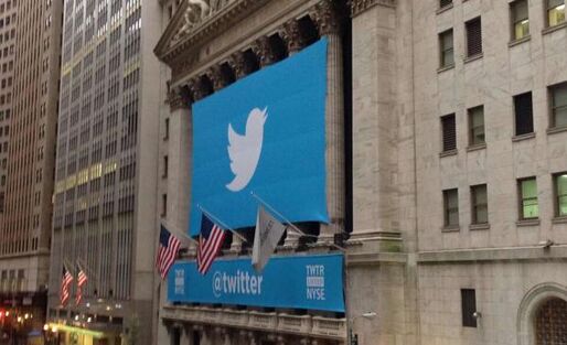 Twitter、NY証券取引所に新規上場　初値は45.10ドル