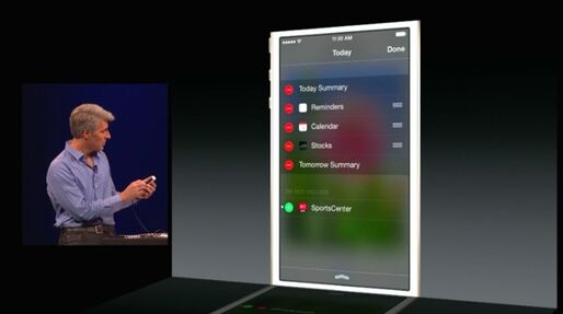 iOS 8、ついにウィジェットを設置可能に