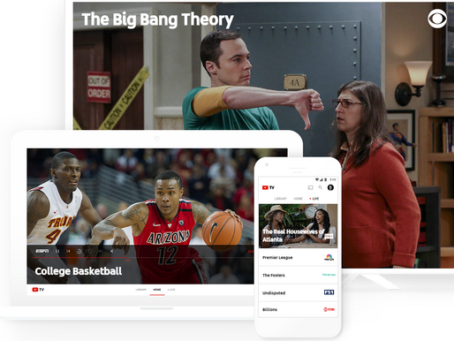Google、テレビ放送をスマホで視聴できる「YouTube TV」を発表　容量無制限の録画機能も