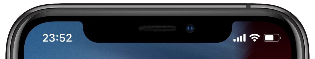 iPhone ステータスバー