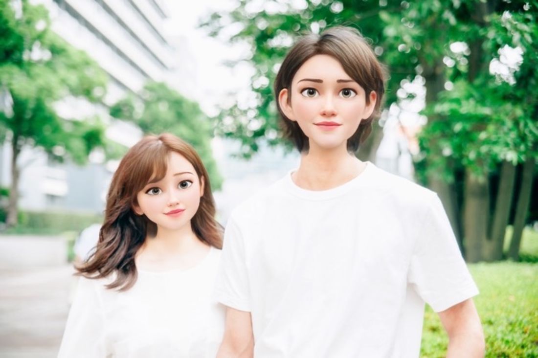 ディズニー風フェイスに変身