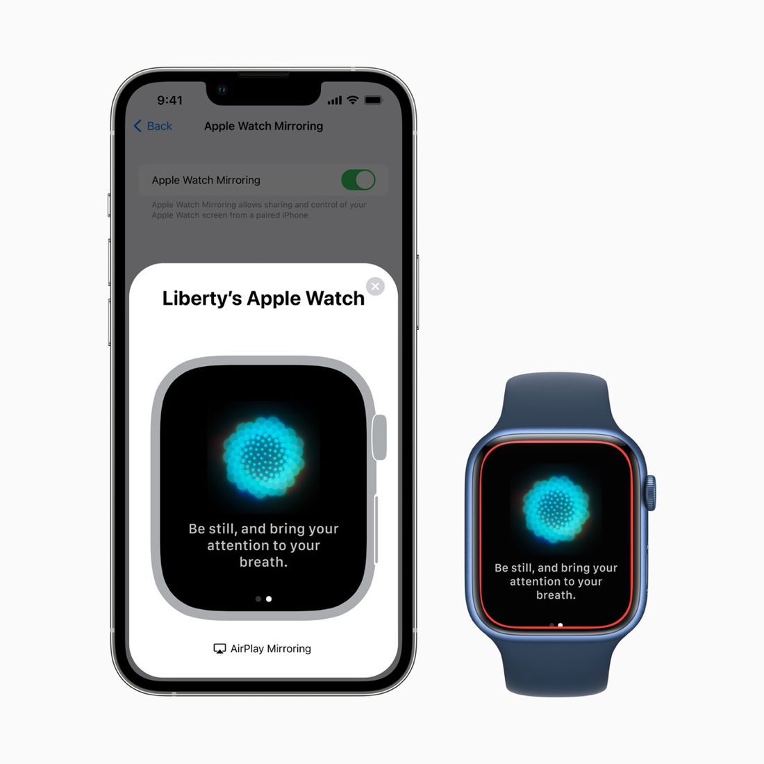 Apple Watch Mirroring