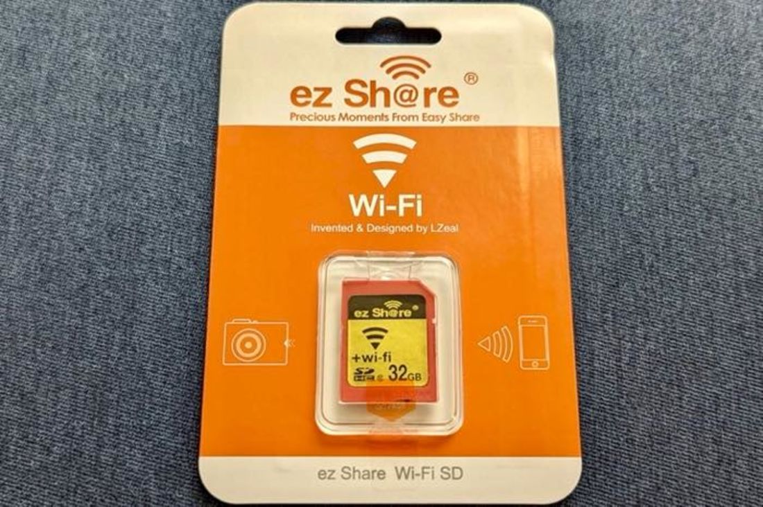 数量限定!特売 無線LAN搭載SDカードアダプター ezShare Wi-Fi機能搭載 microSDHC 8GB-32GB サポート 海外リテール  ES-WiFiSD-ADP メ