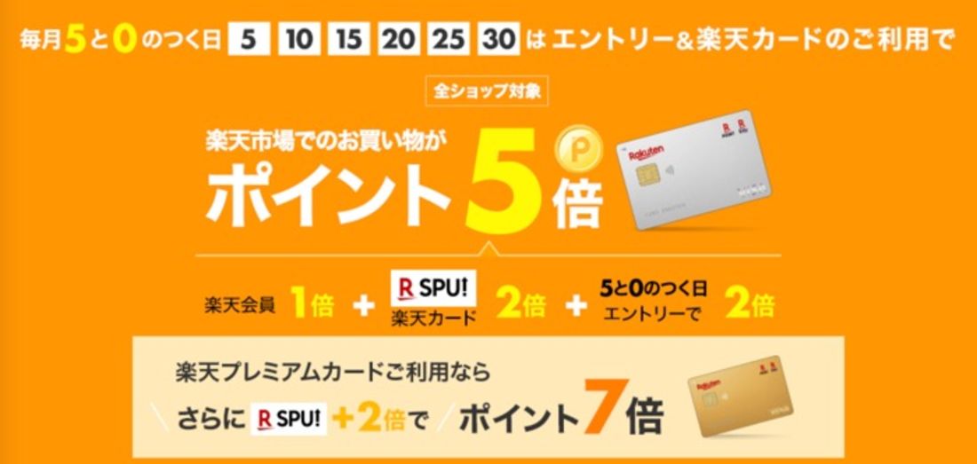 ポイント5倍