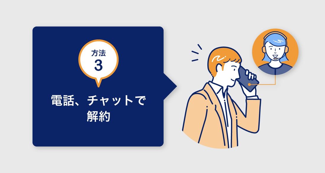 Amazonプライム解約(電話・チャットから)