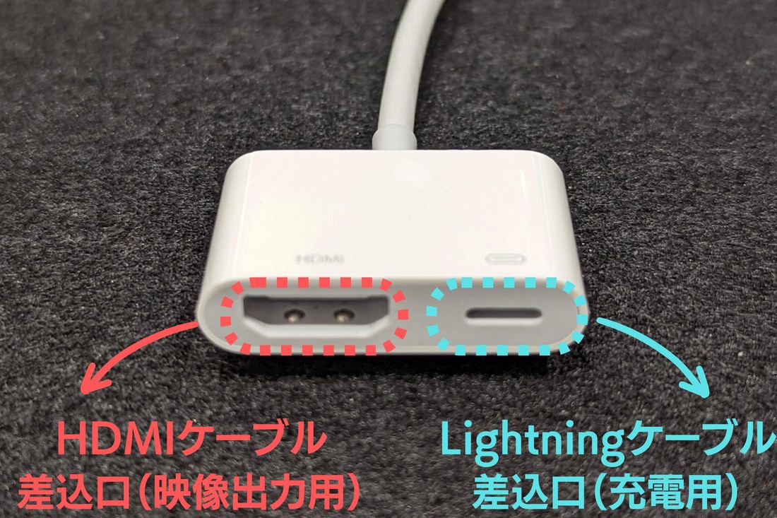 確認用] Apple Lightning AVアダプタ、純正と非純正の比較 - 映像用